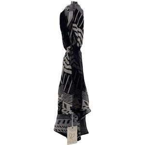 2/$20 Pia Rossini Vernazza Sarong Navy/White One Size NWT